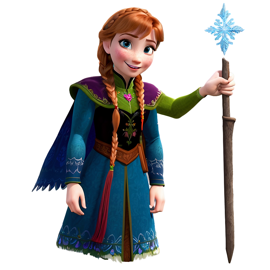 Anna's Quest Frozen Png 06282024