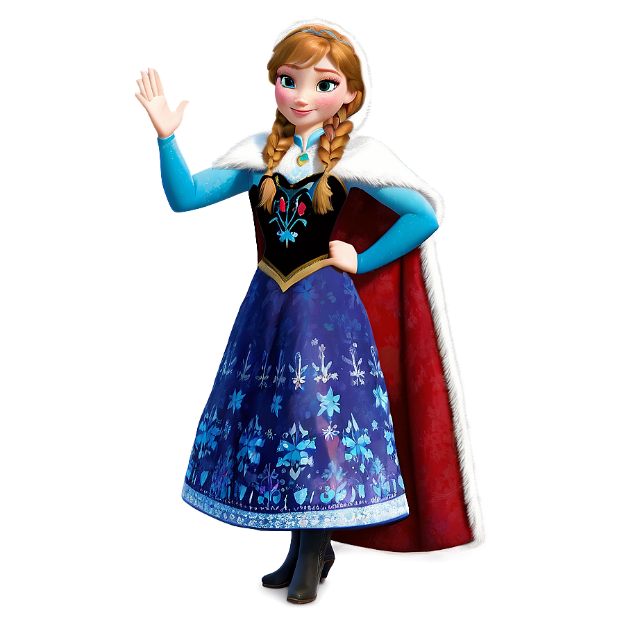 Anna's Winter Costume Frozen Png 06132024