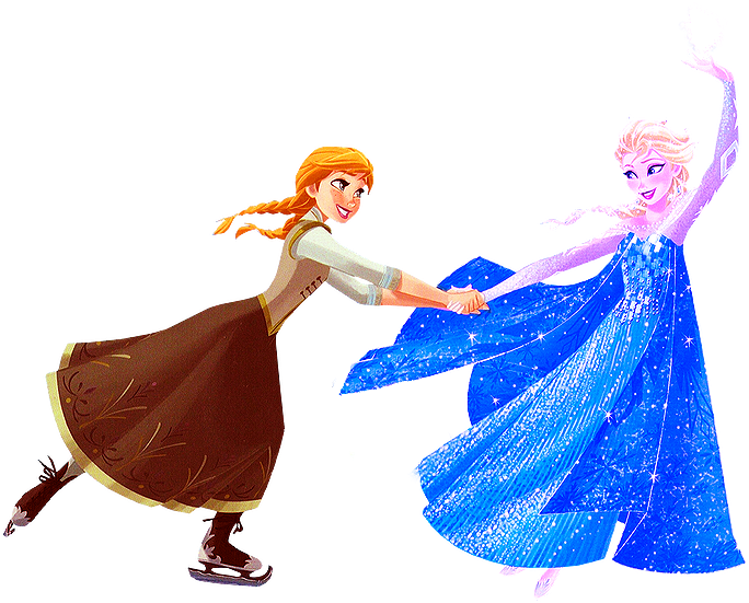 Annaand Elsa Frozen Dance