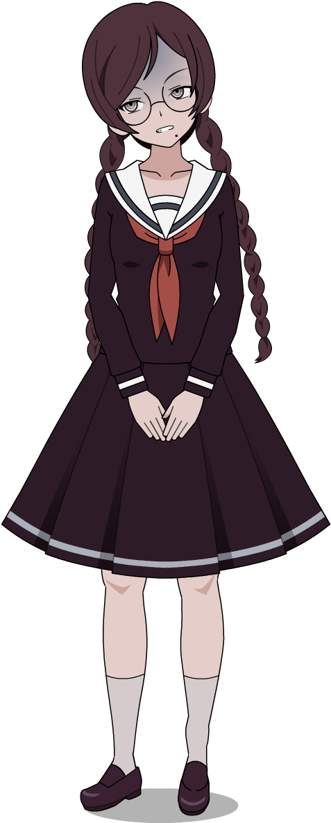 Annoyed Anime Girlin School Uniform