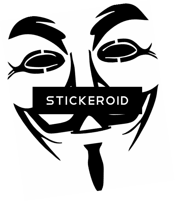 Anonymous Mask Graphic Design