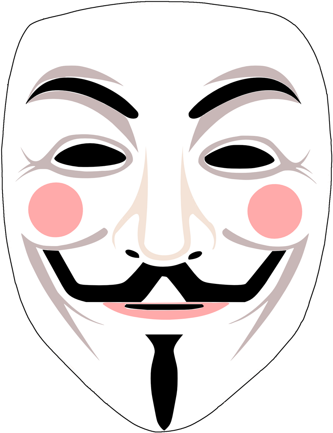 Anonymous Mask Graphic