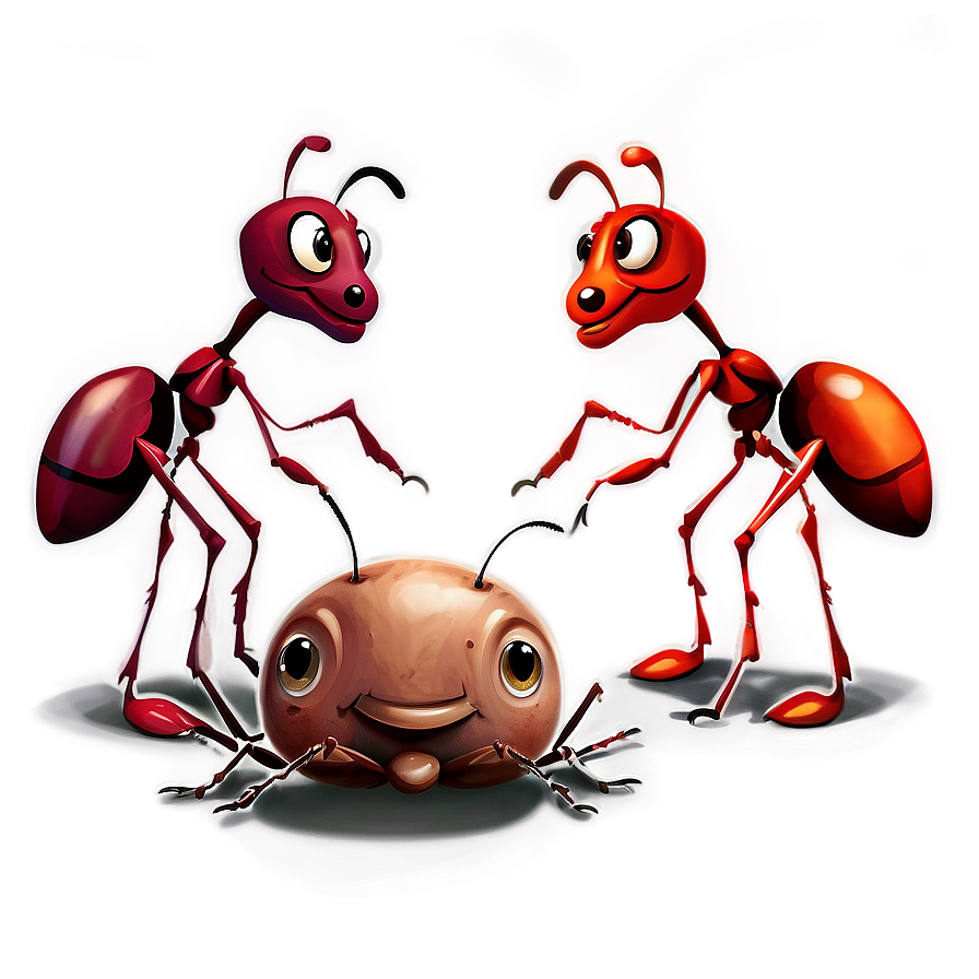 Ant Conversation Cartoon Png 36