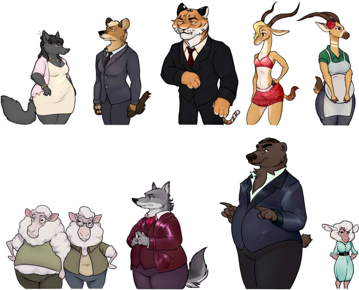 Anthropomorphic Animal Characters