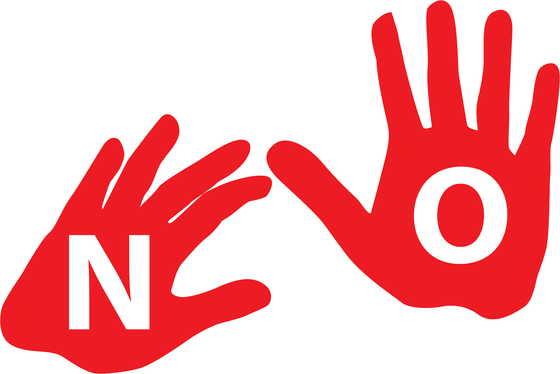 Anti Drug Campaign Hands Symbol