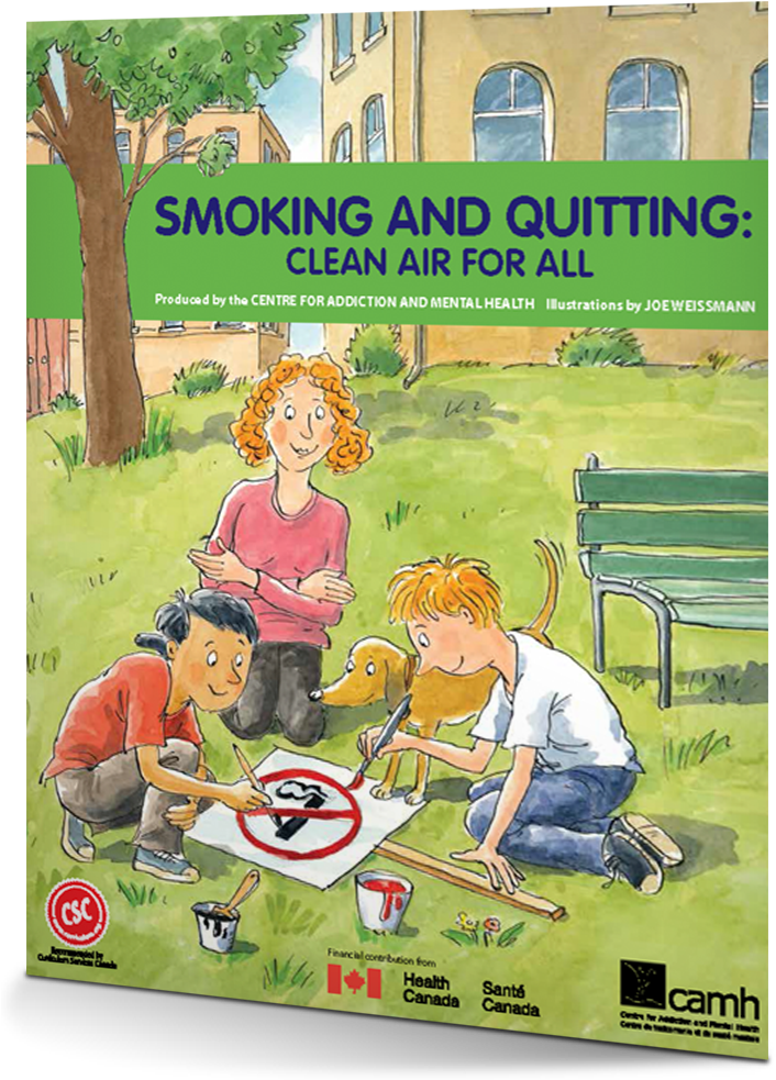 Anti Smoking Clean Air Educational Poster