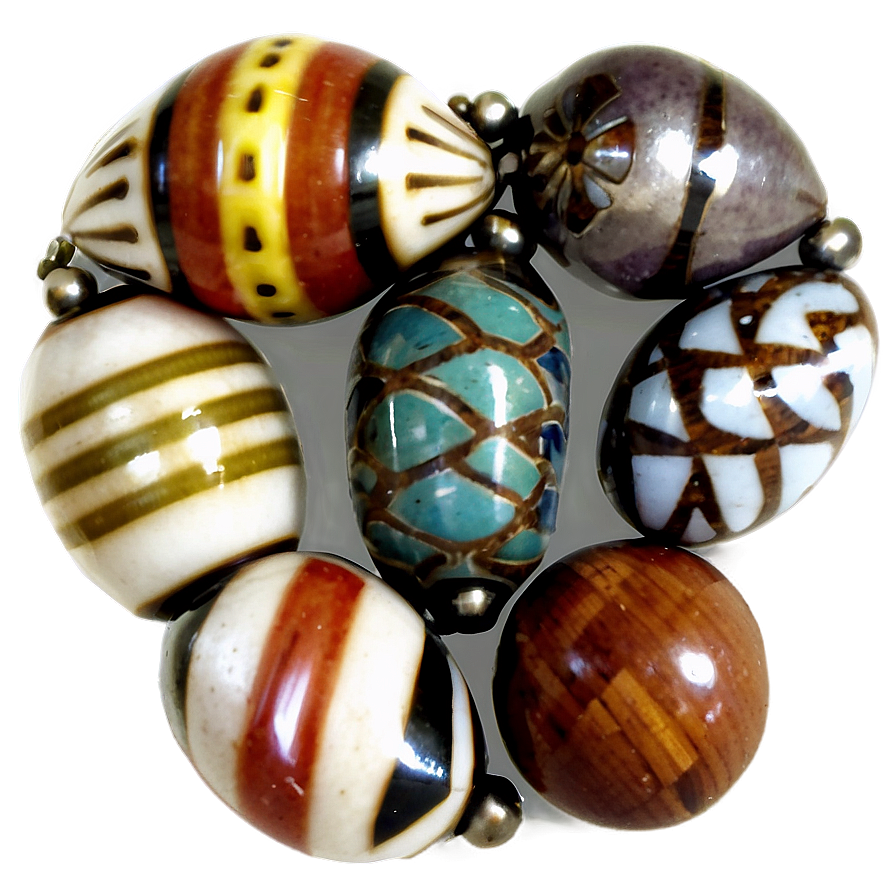 Antique Bead Collection Png Rco68