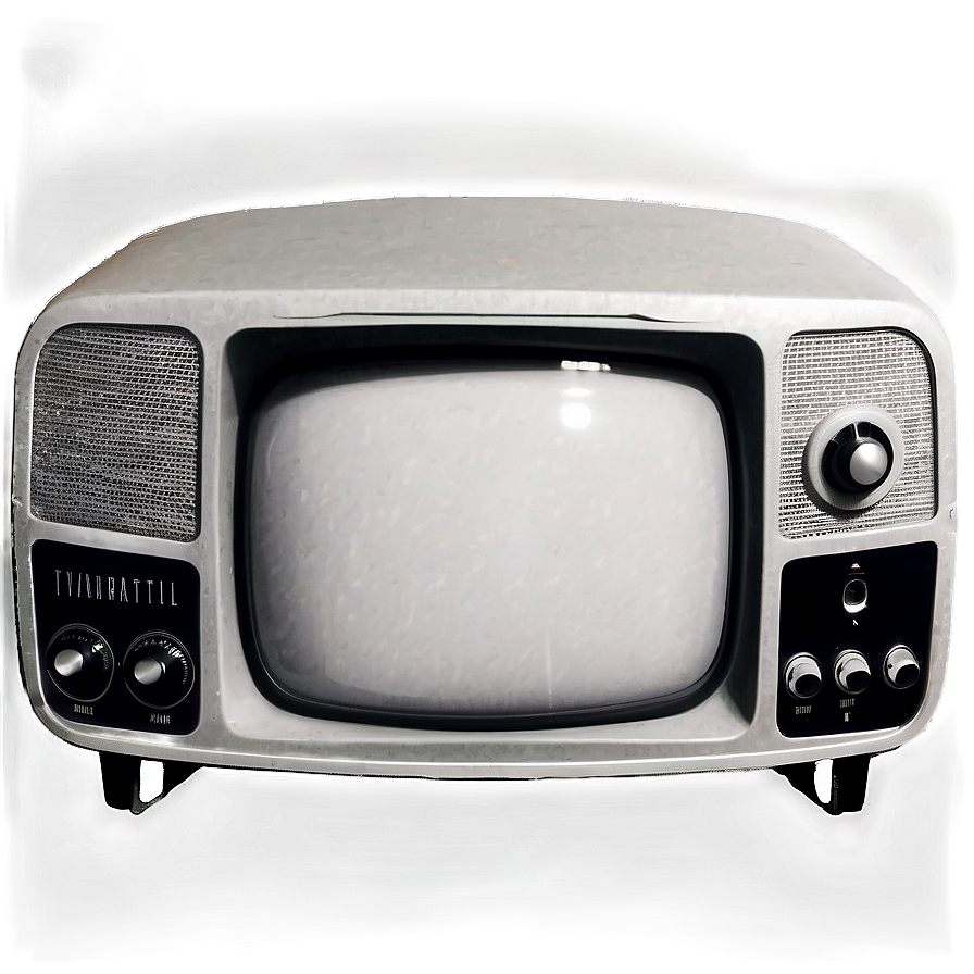 Antique Black And White Tv Png Wuf