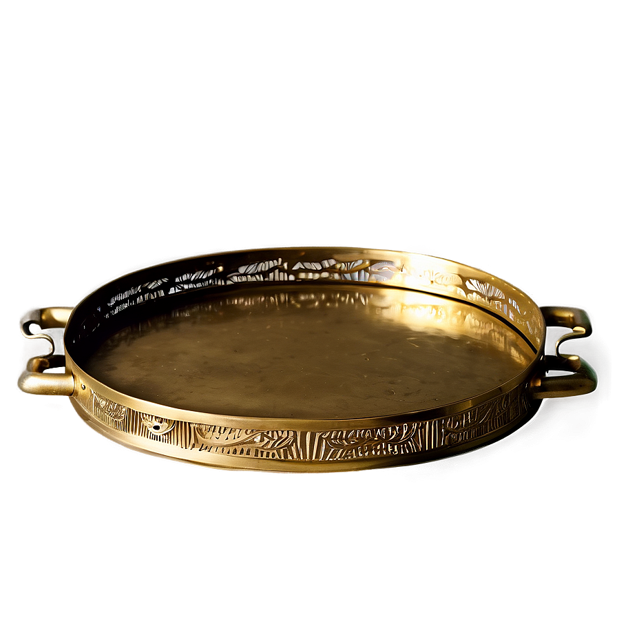 Antique Brass Tray Png Nhw