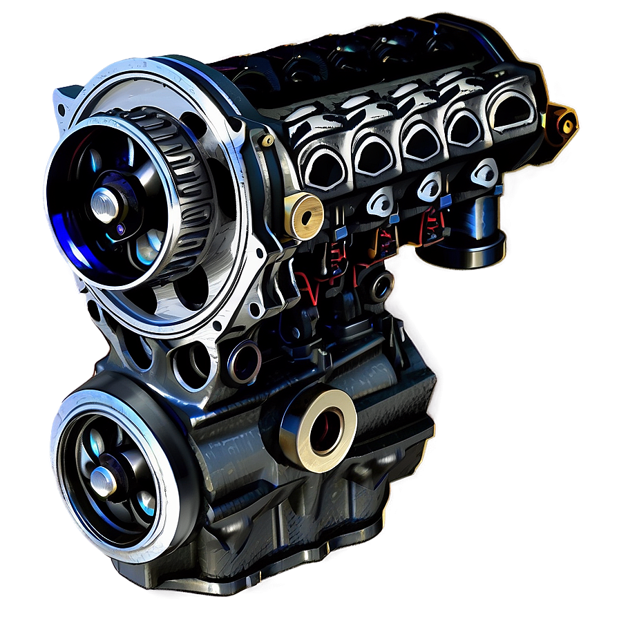 Antique Car Engine Component Png 5