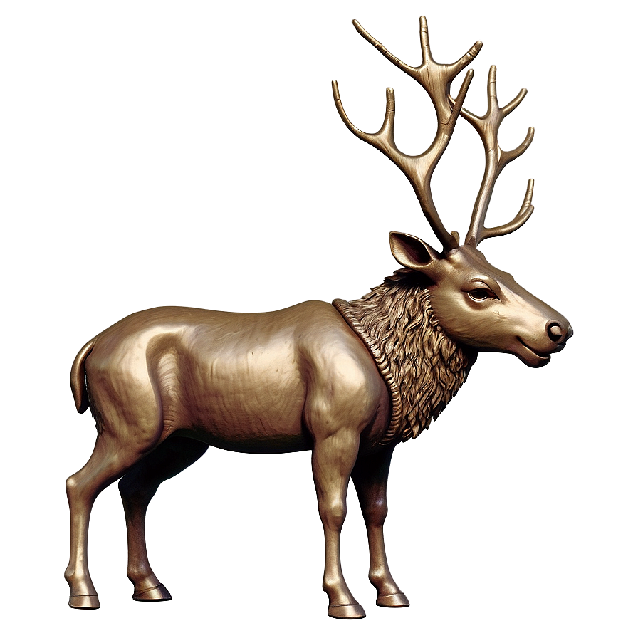 Antique Christmas Reindeer Png Dtq60