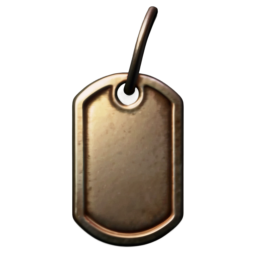 Antique Dog Tag Png Bom