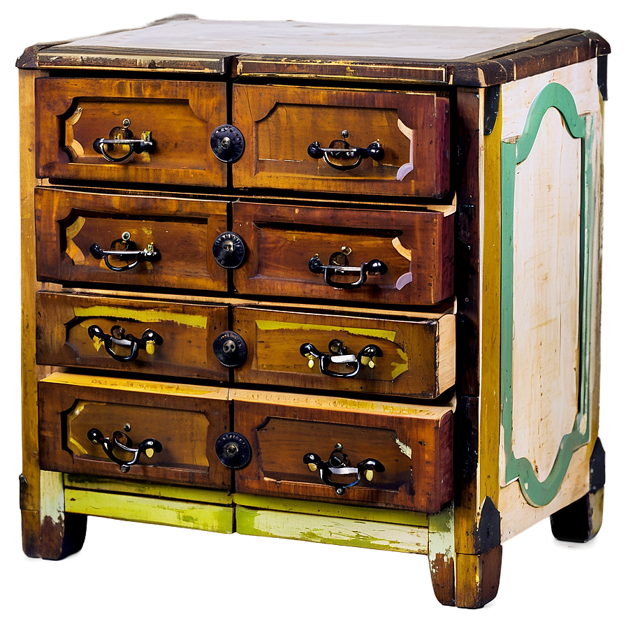 Antique Drawer Cabinet Png 06122024