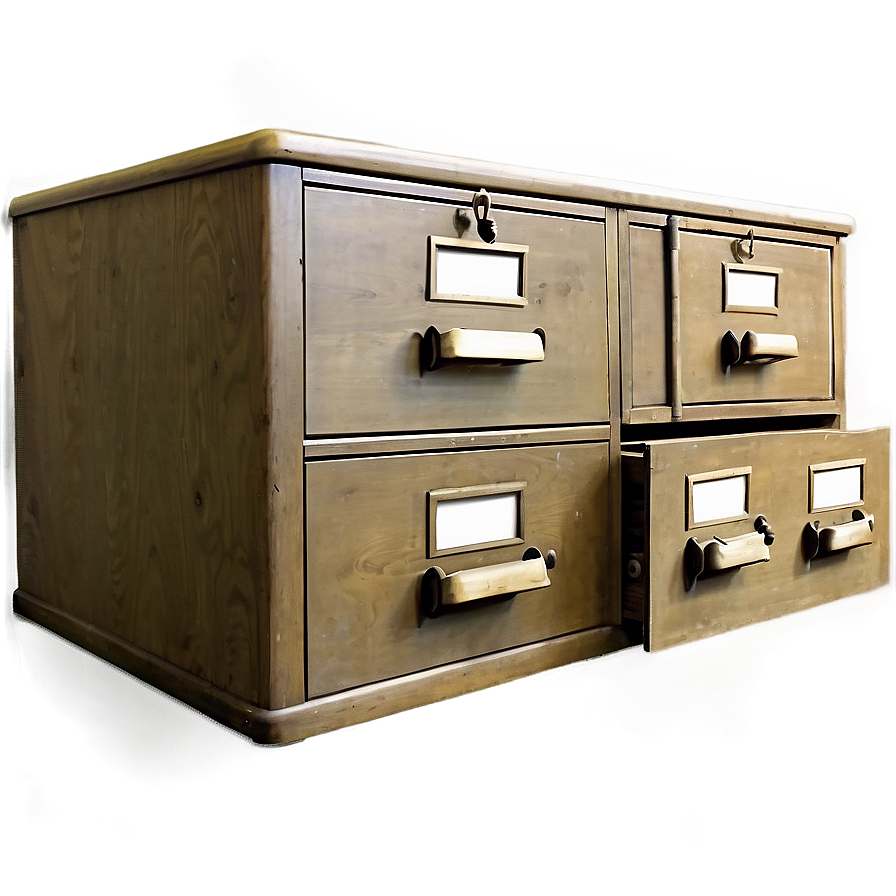 Antique Filing Cabinet Png Hom