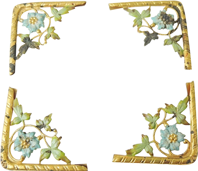 Antique Floral Corner Design Frame