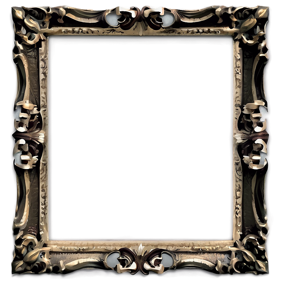 Antique Frame Illustration Png Jvg