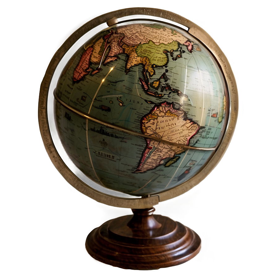 Antique Globe Picture Png 05042024