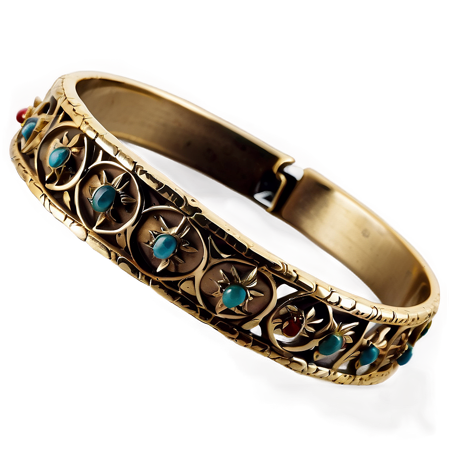 Antique Gold Bracelet Heritage Png 24