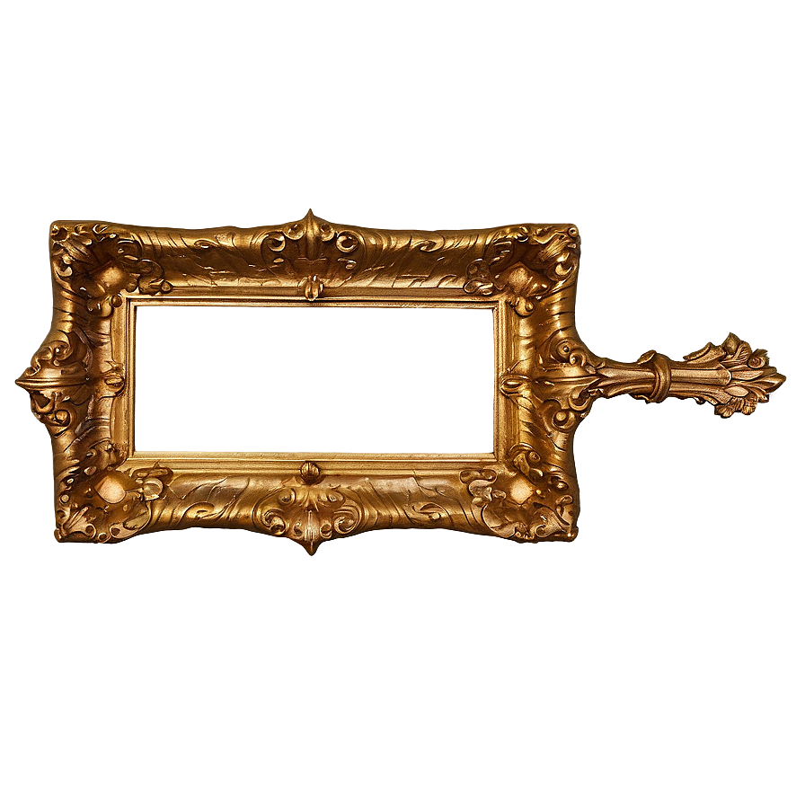 Antique Golden Frame Png Grg22