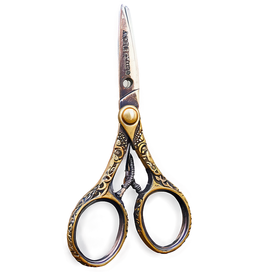 Antique Haircutting Scissors Png 46