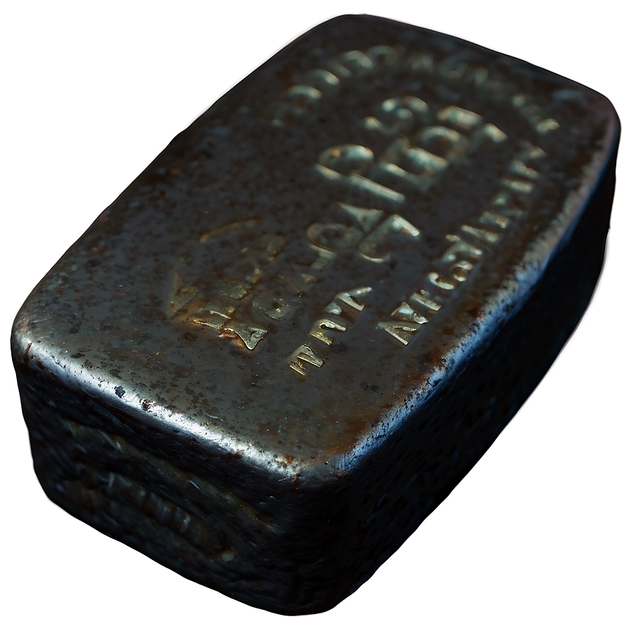 Antique Iron Ingot Png 78