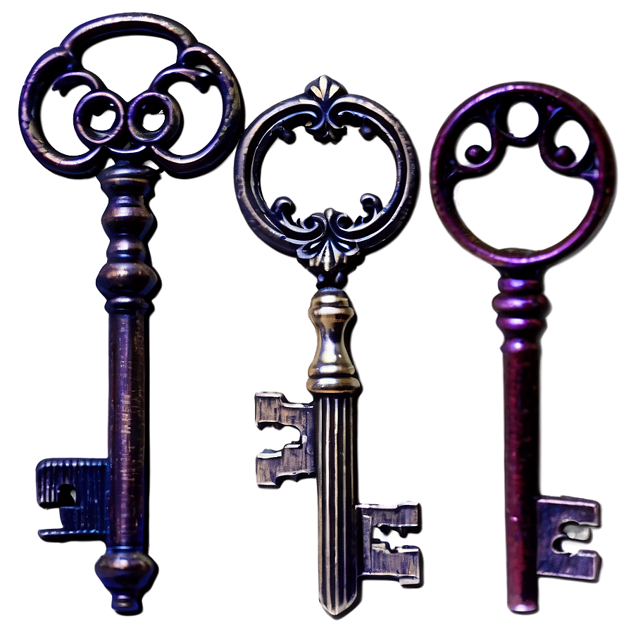 Antique Keys Png 05242024