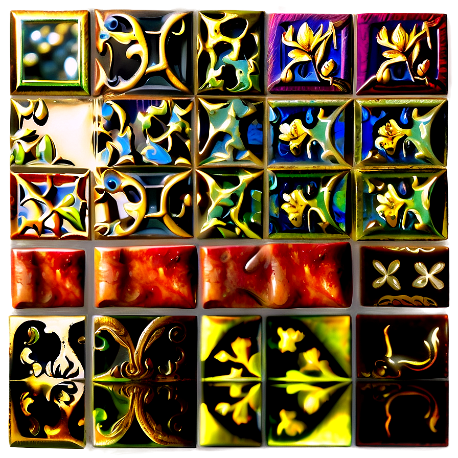 Antique Mirror Tiles Png 25