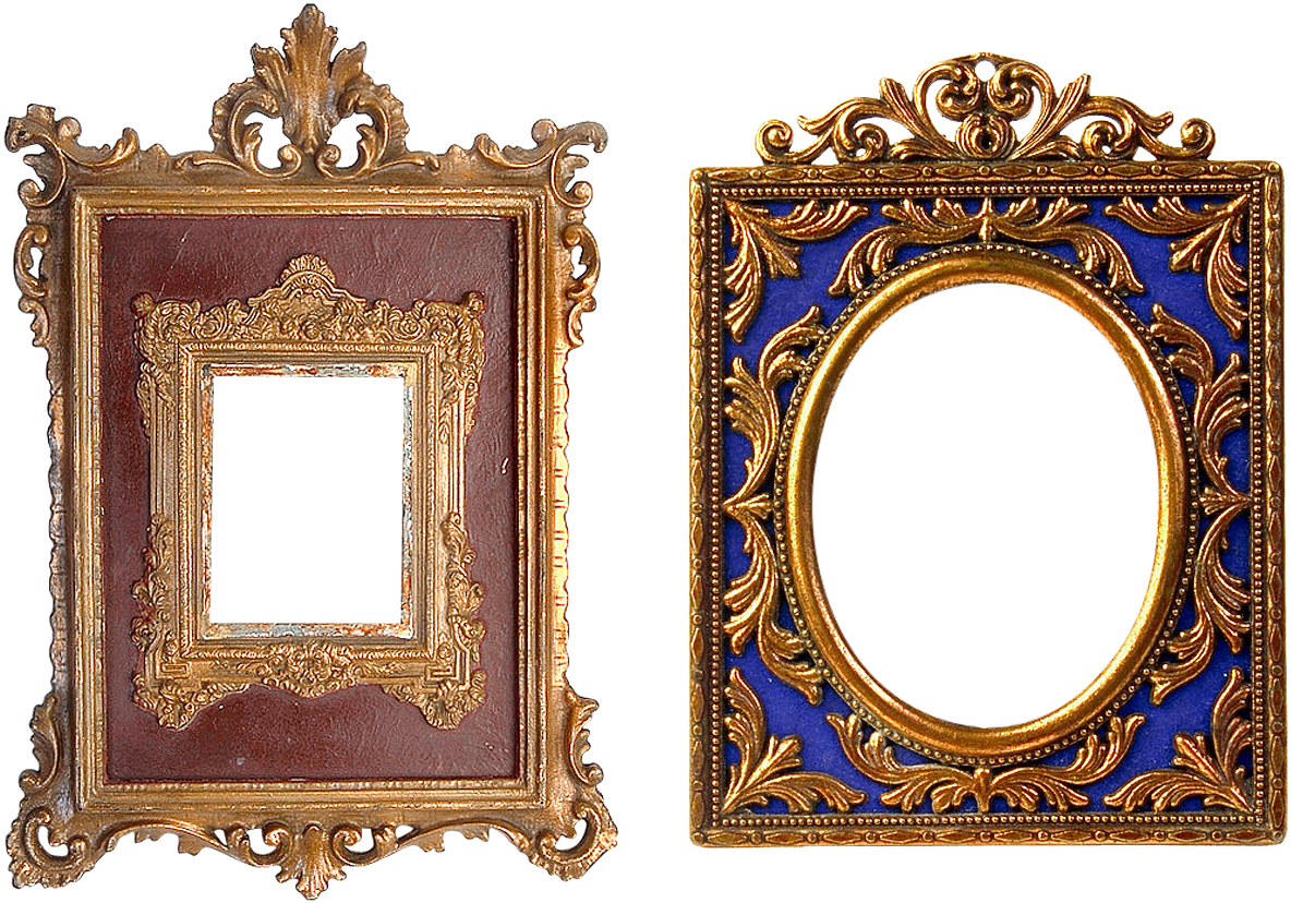 Antique Ornate Photo Frames