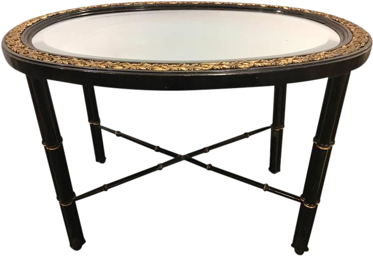 Antique Oval Table Clipart