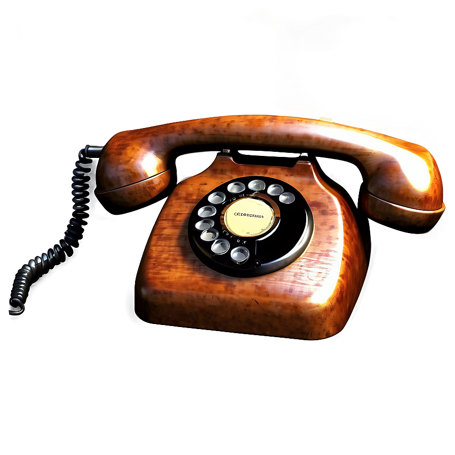 Antique Phone Render Png Dfb30