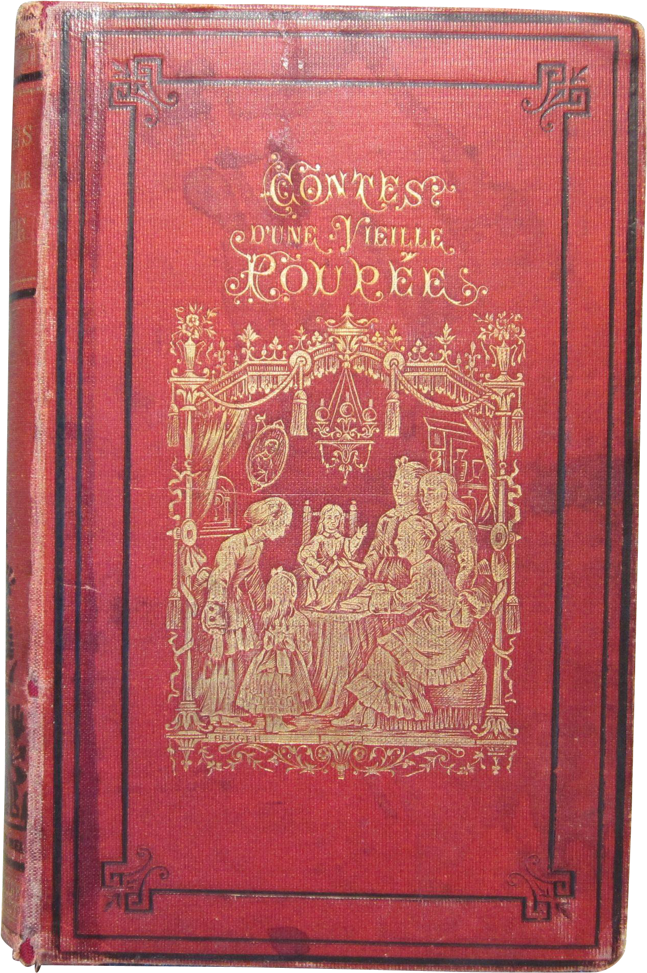 Antique Red Book Cover