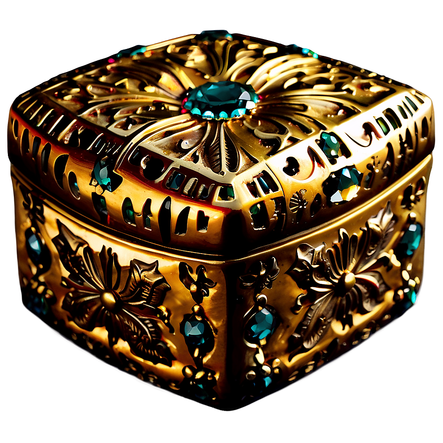 Antique Ring Box Png 06282024