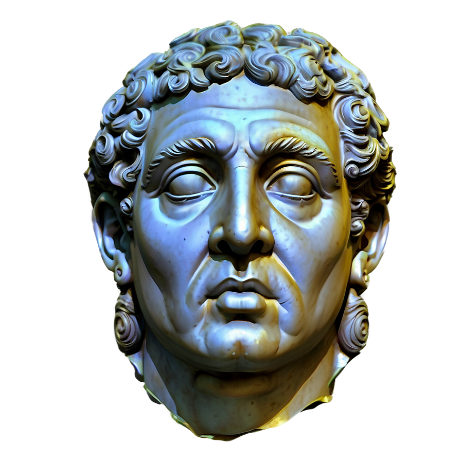 Antique Roman Statue Png 3