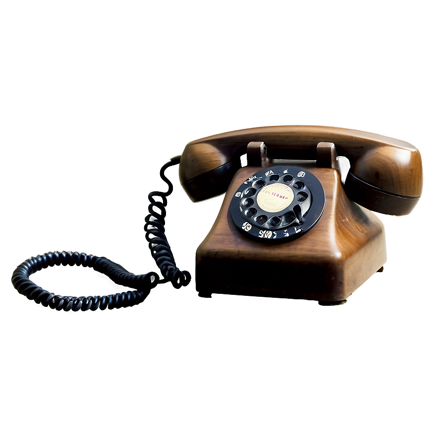 Antique Rotary Dial Phone Png 80