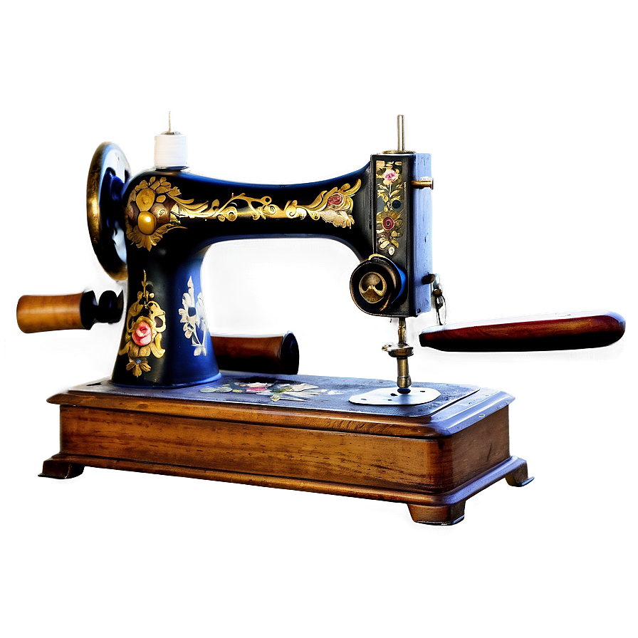 Antique Sewing Machine Png Lhg87