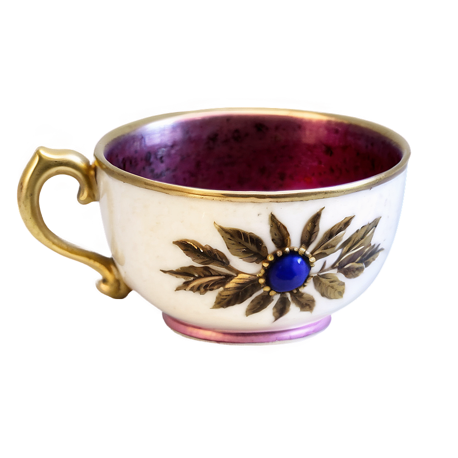 Antique Tea Cup Png 05242024