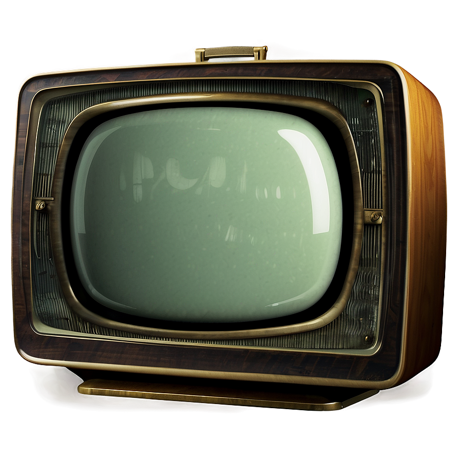 Antique Tv Illustration Png Ncv