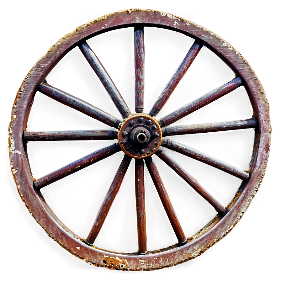 Antique Wagon Wheel Illustration Png Iam43