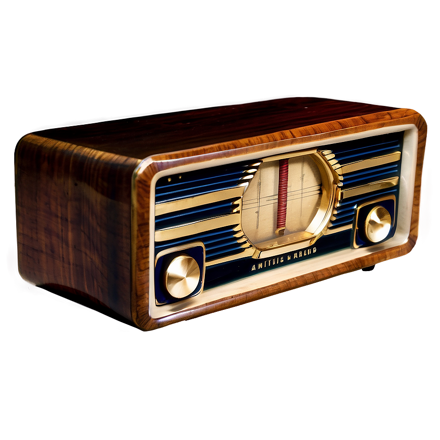 Antique Wood Radio Png 8