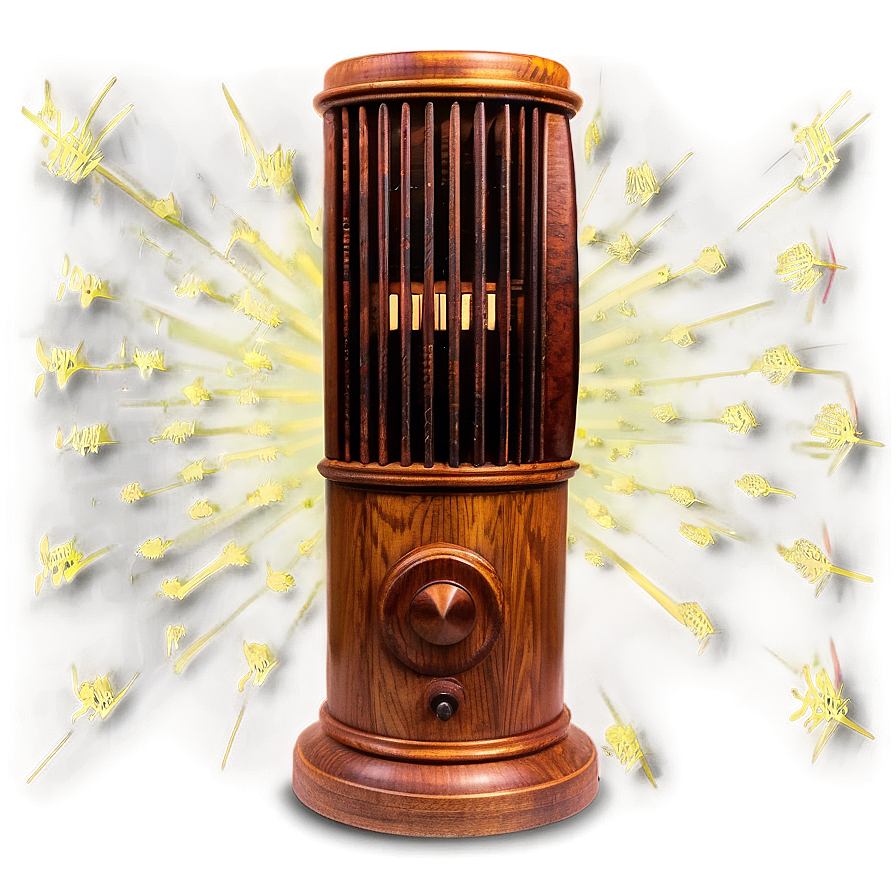 Antique Wood Radio Png Mah57