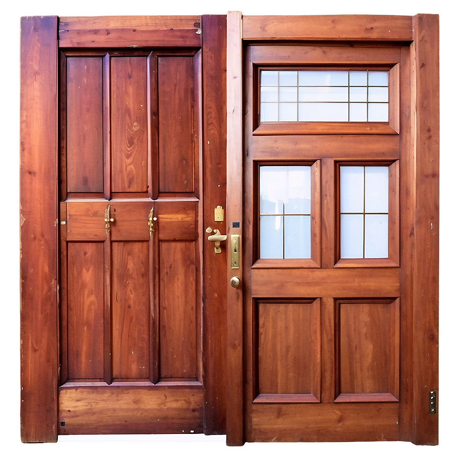 Antique Wooden Door Png 05042024