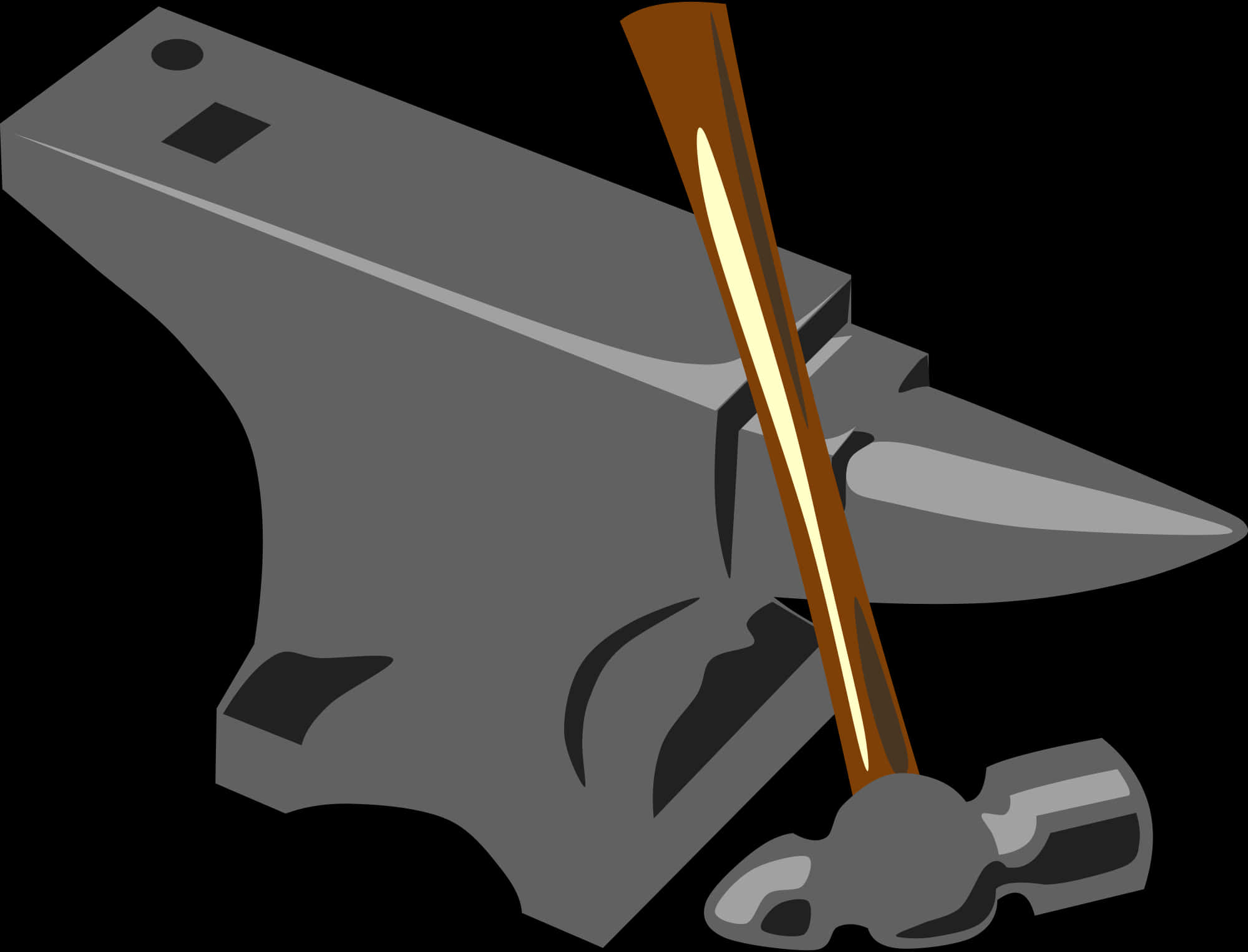 Anviland Hammer Vector Illustration
