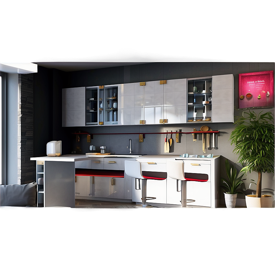 Apartment Kitchen Decor Png 05242024