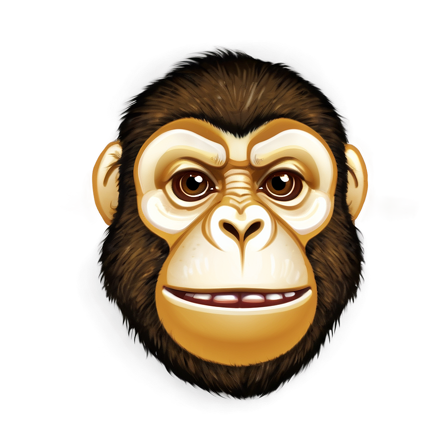 Ape Emoji Expression Png 15