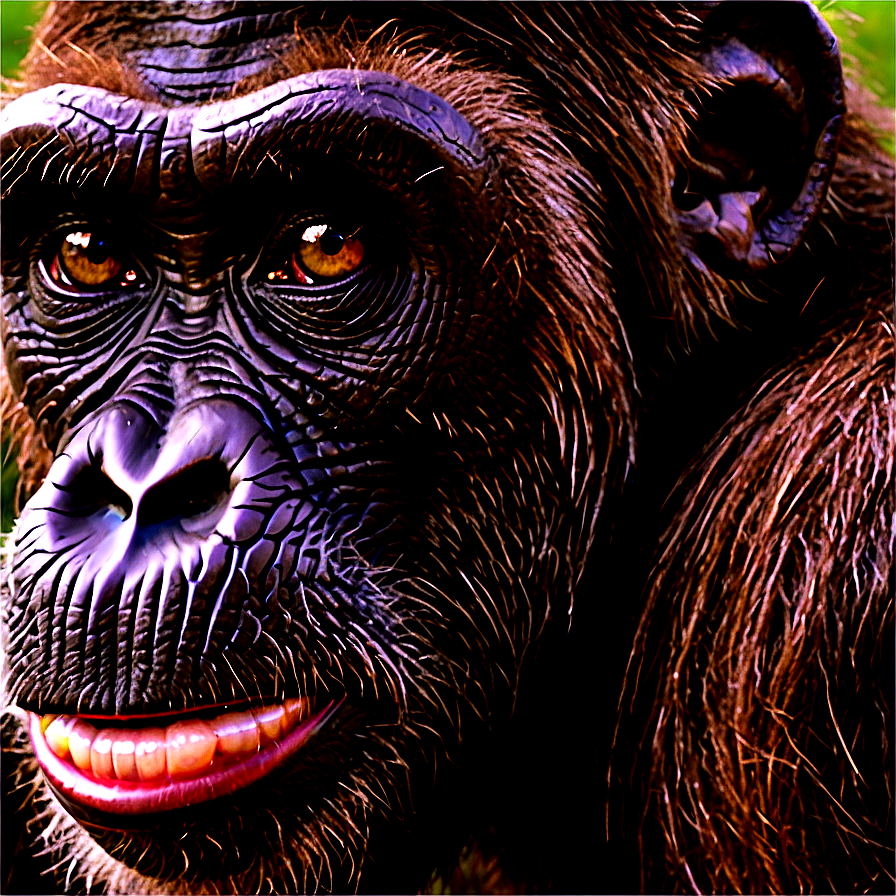 Ape Face Closeup Png Lxd30