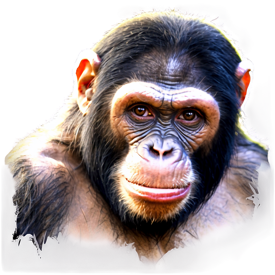 Ape Face Closeup Png Qko