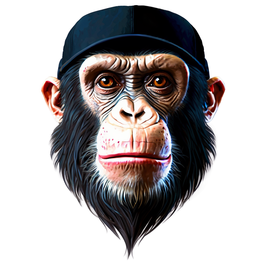 Ape In Hat Stylish Png 43