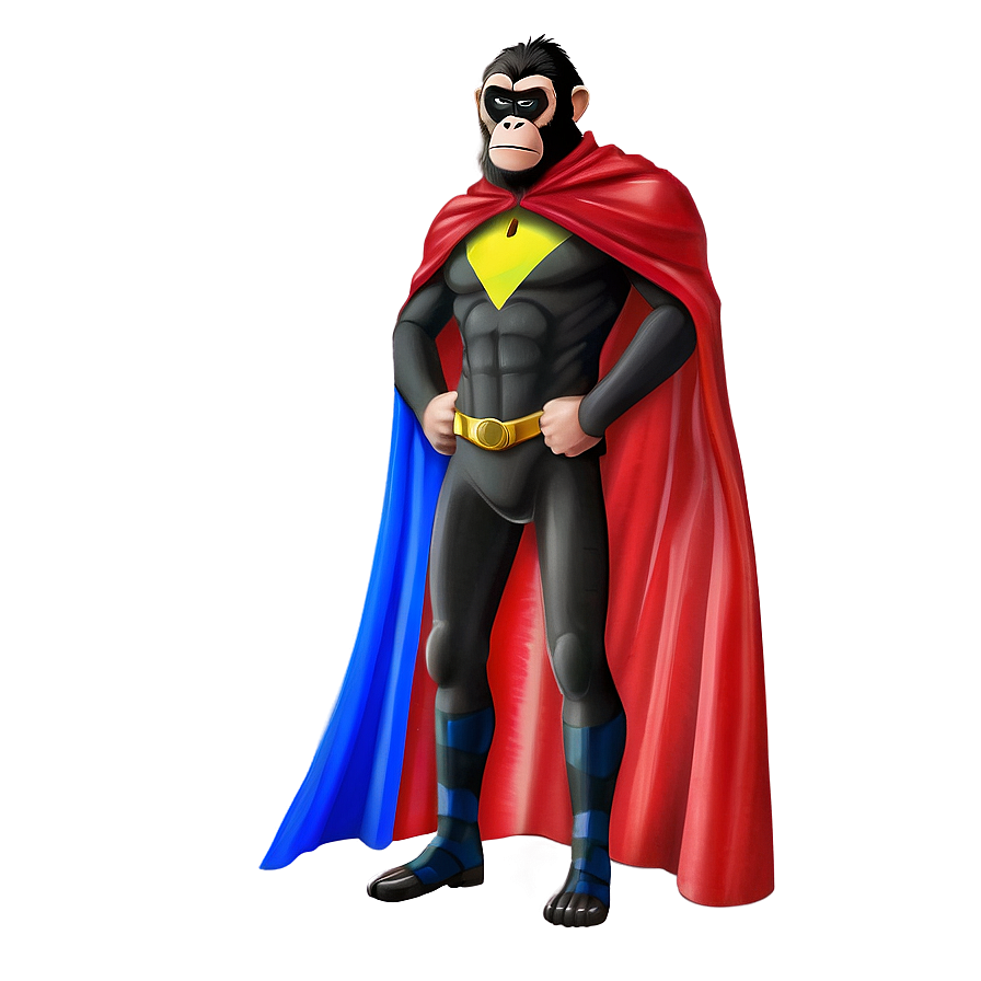 Ape Superhero Cape Png Sps96