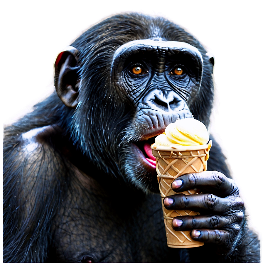 Ape With Ice Cream Summer Png Tls28