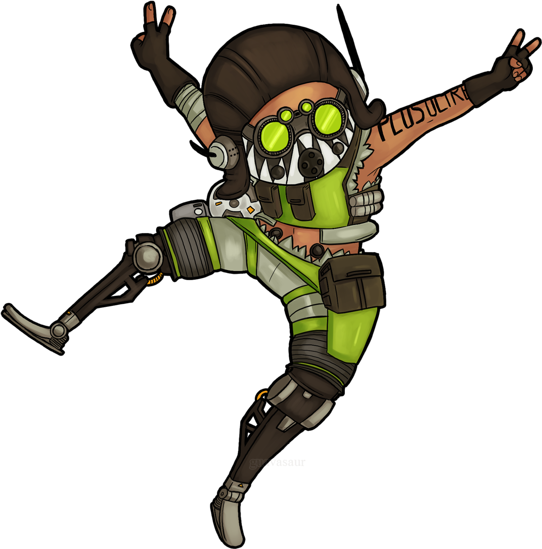 Apex Legends Octane Stylized Pose